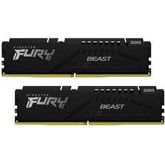 Kingston DDR5 RAM minnen Kingston Fury Beast Black DDR5 5600MHz 2x32GB (KF556C40BBK2-64)