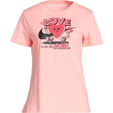 Nike Bomull - Dam - Rosa - Skinnjackor T-shirts Nike Sportswear Short-Sleeve T-shirt Women's - Bleached Coral