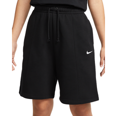 Nike Sportswear Essential Fleece High-Rise Shorts Women's - Black/White