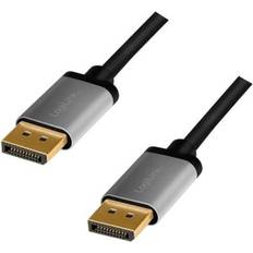 DisplayPort-kablar - Platt LogiLink DisplayPort-DisplayPort 1.2 5m
