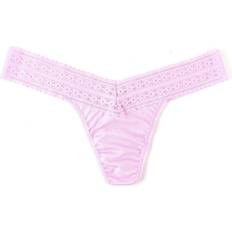 Hanky Panky Elastan/Lycra/Spandex Underkläder Hanky Panky DreamEase Low Rise Thong - Cotton Candy Pink