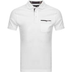 Barbour Bomull - Vita Pikétröjor Barbour Corpatch Polo Shirt - White