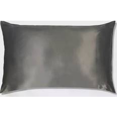 Slip Silk Bed Pillow Charcoal