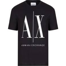Armani Herr - Svarta Kläder Armani Icon Logo Cotton Graphic T-shirt - Black