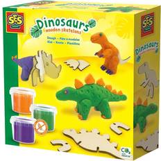 SES Creative Djur Leksaker SES Creative Dough Dinosaurs Wooden Skeletons