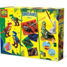 Dinosaurier Pyssellådor SES Creative Dinosaurus 3 in 1