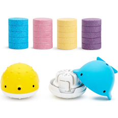Badkarsleksaker Munchkin Color Buddies 20 Moisturizing Bath Bombs & 2 Toy Dispenser Set