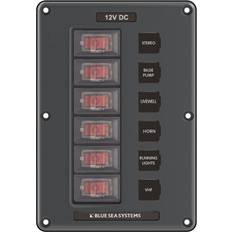 Blue Sea Systems Water-Resistant Circuit Breaker Switch Panel