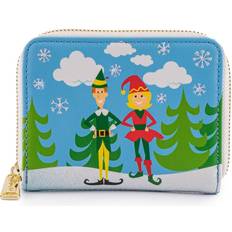 Loungefly Elf Buddy and Friends Zip Around Wallet - Blue