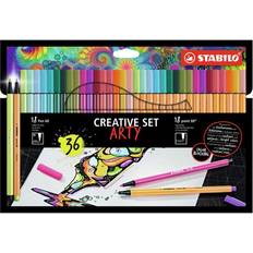 Stabilo Färgpennor Stabilo Creative Set Arty Fibre Tip Pens 36-pack