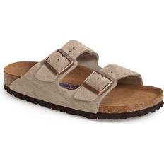 38 ⅓ Sandaler Birkenstock Arizona Soft Footbed - Taupe Suede