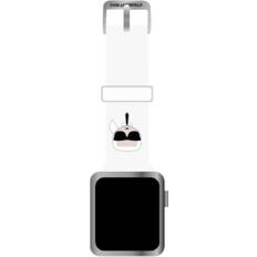 Karl Lagerfeld Armbandsur Karl Lagerfeld Silicone Heads Apple Watch 42/44/45mm Vit