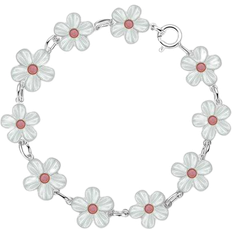 Pia & Per Flowers Bracelets - Silver/White/Pink