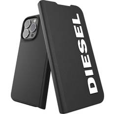 Diesel Mobiltillbehör Diesel Core Plånboksfodral till iPhone 13/13 Pro Svart/Vit