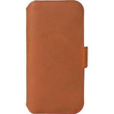 Krusell Beige Mobiltillbehör Krusell Leather Phone Wallet Case for Galaxy S22+
