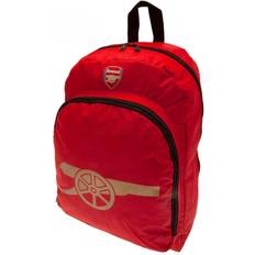 Arsenal FC Crest Backpack (One Size) (Red)