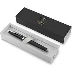 Parker Reservoarpennor Parker IM Fountain Pen Blue ink with Black Lacquer Black CT