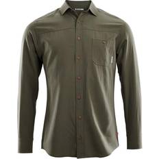 Herr - XL Skjortor Aclima Leisurewool Woven Wool Shirt - Ranger Green