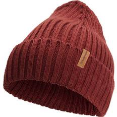 Dam - Röda Huvudbonader Woolpower Rib Beanie - Rust Red