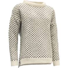 Devold Dam Kläder Devold Women's North Sea Split Seam Sweater - Offwhite