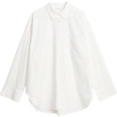 32 - Dam Skjortor By Malene Birger Derris Shirt - Pure White