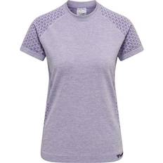 Hummel CI Seamless T Shirt - Lavender Melange