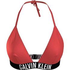 Calvin Klein Intense Power Triangle Bikini Top - Coral Crush