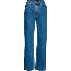 Vero Moda L Byxor & Shorts Vero Moda Kithy HR Loose Straight Jeans Denim 25/32