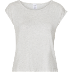 Calvin Klein Bomull - Dam - Vita T-shirts Calvin Klein Wide Neck-S/S T-Shirt