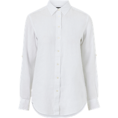 Lauren Ralph Lauren Dam Blusar Lauren Ralph Lauren Karrie Ls Linen Shirt