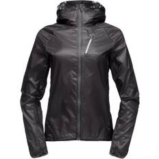 Black Diamond Dam - Långa ärmar Ytterkläder Black Diamond Distance Wind Shell Jacket - Black