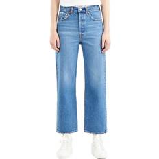 Levi's Dam - Gråa - Skinnjackor - W30 Jeans Levi's Jeans Ribcage Straight Ankle W26-L27