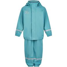 Color Kids Flickor Regnkläder Color Kids Rain Set Solid Pu - Delphinium Blue (5649-891)