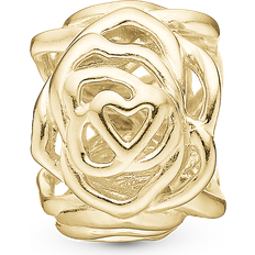 Christina Jewelry Roses Of Love Charm - Gold