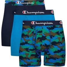 Champion Men's 3-Pack Total Support Lightweight Stretch boxer Brief, XL, Multicolor