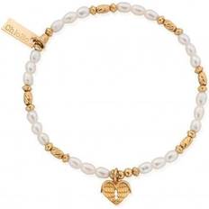 ChloBo Pearl Heart Of Love Bracelet GBRP1018