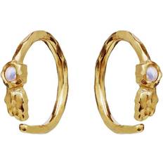 Maanesten Florus Earrings - Gold/White