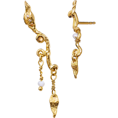 Maanesten Vilda Earrings - Gold/Pearl/Pink/Transparent