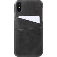 Universal Metaller Mobiltillbehör Universal Card Holder Leather Case for iPhone X/XS