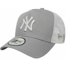 New Era Kid's Trucker New York Yankees Cap - Grey/White