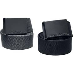 Urban Classics Colored Buckle Canvas Belt 2-Pack Bälte Unisex skiffer