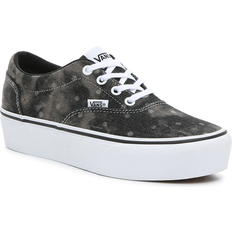 Vans Wm Doheny Platform (denim Dots) Black/white, Dam, Skor, Sneakers, Grå