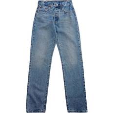 Levi's Blåa - Dam - Skinnjackor - W36 Jeans Levi's 501 Crop Jeans - Jazz Pop /Blue