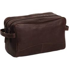 The Chesterfield Brand Necessärer The Chesterfield Brand Toiletry Bag Stefan Made of Leather Large Cosmetics Case for Men and Women for Travel, Brown, L