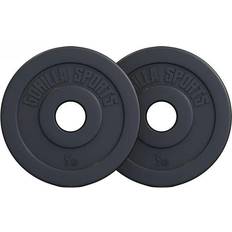 Gorilla Sports 10 kg Viktskivor Gorilla Sports Basic Cement 51mm