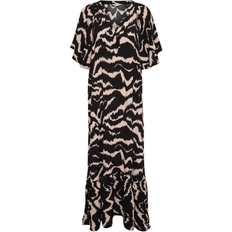 Part Two Dam - Långa klänningar Part Two Othenia Dress - Black Zebra Print
