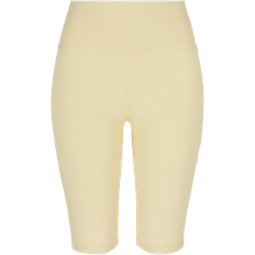 Urban Classics Ladies Organic Stretch Jersey Cycle Shorts - Softyellow