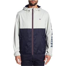 Tommy Hilfiger Regnjackor & Regnkappor Tommy Hilfiger Colorblock Hooded Rain Jacket - Ice