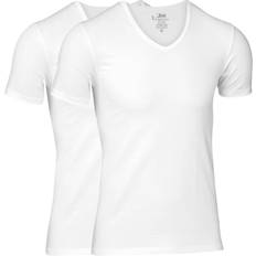 JBS Briefs - Herr Kläder JBS V-Neck T-shirt 2-pack - White