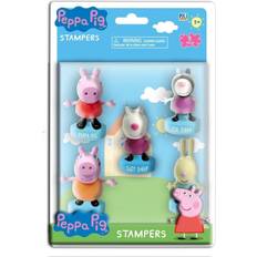 Peppa Pig Plastleksaker Figurer Peppa Pig Stampers 5 Pack